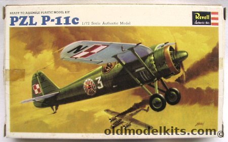 Revell 1/72 PZL P-11C, H647-60 plastic model kit